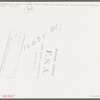 Stock salt and cotton seed meal on truck at warehouse of Kimble County, wool and mohair company, Junction, Texas