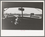 Highway in Bexar County, Texas, from an automobile