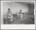 The ironing room at the Agua Fria Migratory Labor Camp, Arizona