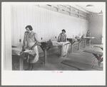 The ironing room at the Agua Fria Migratory Labor Camp, Arizona