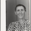 Wife of migratory laborer living at the Agua Fria Migratory Labor Camp, Arizona
