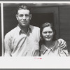 Young migratory couple living at the Agua Fria Migratory Labor Camp, Arizona