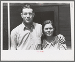 Young migratory couple living at the Agua Fria Migratory Labor Camp, Arizona