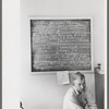 Sign in the Rural Rehabilitation Office of the FSA (Farm Security Administration) of Phoenix, Arizona