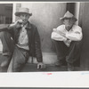 Men on the street of Silver City, New Mexico