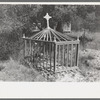 Grave in the cemetery at Santa Rita, New Mexico. Santa Rita is a copper mining town, inhabitants mostly Mexican