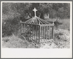 Grave in the cemetery at Santa Rita, New Mexico. Santa Rita is a copper mining town, inhabitants mostly Mexican