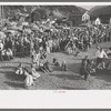 Spectators at the miners contest, Labor Day celebration, Silverton, Colorado