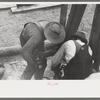 Miners contest at Labor Day Celebration, Silverton, Colorado