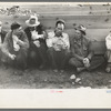 Miners at the Labor Day Celebration miners' contest, Silverton, Colorado