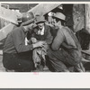 Miners talking at Labor Day Celebration, Silverton, Colorado