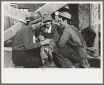 Miners talking at Labor Day Celebration, Silverton, Colorado