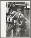 Young miners taking pictures at Labor Day celebration, Silverton, Colorado