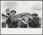 High school band at the miners' Labor Day celebration, Silverton, Colorado