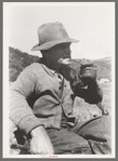 Farmer in Animas River Valley, La Plata County, Colorado