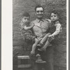 Farmer of Spanish extraction with his two sons, Concho, Arizona