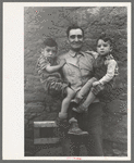 Farmer of Spanish extraction with his two sons, Concho, Arizona