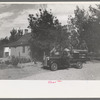 Mormon farmers leaving Santa Clara, Utah (their home) to round up sheep which have been in the mountains for the summer