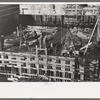 Detail of Shasta Dam under construction, Shasta County, California
