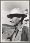 Construction worker at Shasta Dam, Shasta County, California
