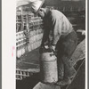 Construction worker at Shasta Dam, Shasta County, California