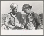 Construction workers, Shasta Dam, Shasta County, California