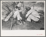 Surveyors at work, Shasta Dam, Shasta County, California