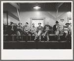 Construction workers in commissary, Shasta Dam, Shasta County, California