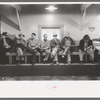 Construction workers in commissary, Shasta Dam, Shasta County, California