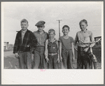 Children at Mineral King Cooperative Farm, Visalia, California