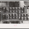 Switchboard at gold mine and mill, Mogollon, New Mexico