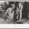 Workers at mill talking. Gold mine at Mogollon, New Mexico