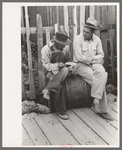Gold miners talking, Mogollon, New Mexico
