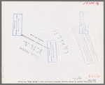 Box containing samples of milled tailing solutions which are sent to Silver City, New Mexico, for analysis, Mogollon, New Mexico