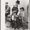 Spanish-American farmer with his two sons, Trampas, New Mexico