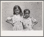 Spanish-American girls, Chamisal, New Mexico