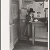 Visitor to Taos fiesta, New Mexico