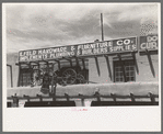 Front of pueblo-style store, Taos, New Mexico