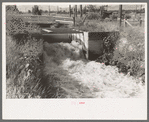 Irrigation ditch in Box Elder County, Utah