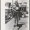 Spanish-American native dance. Fiesta at Taos, New Mexico