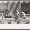 Spectators at the native dance exhibition, Taos, New Mexico