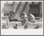 Spectators at the native dance exhibition, Taos, New Mexico