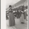 Native dance at fiesta, Taos, New Mexico