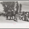 Parade at fiesta, Taos, New Mexico