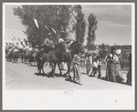 Parade at fiesta, Taos, New Mexico