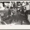 The music for the merry-go-round. Fiesta, Taos, New Mexico