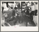 The music for the merry-go-round. Fiesta, Taos, New Mexico