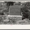 Headstone in cemetery, Mendon, Utah