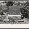 Headstone in cemetery, Mendon, Utah