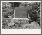 Headstone in cemetery, Mendon, Utah